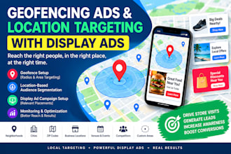 do geofencing ads and location targeting with display ads