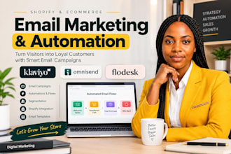 setup klaviyo omnisend flodesk email campaigns flows email marketing automation