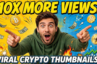 design attractive and mr beast style youtube thumbnails