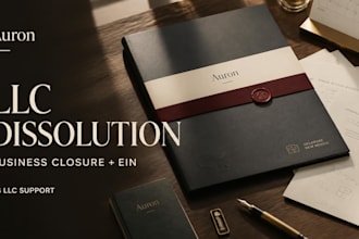 handle US llc dissolution, close llc and provide ein closure support