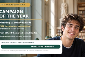 guide your italy university application,dsu scholarship and student visa