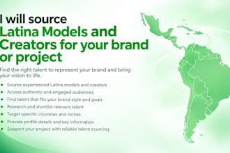 source latina models and creators for your brand or project