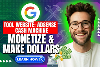 create an adsense optimized tool website to generate passive income