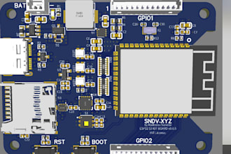 design esp32 usb c iot development board power management and custom pcb design