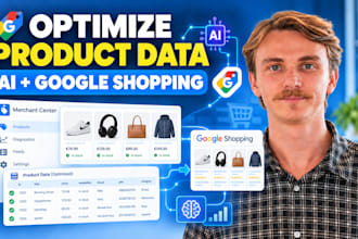 optimize google merchant center product data for ai and shopping