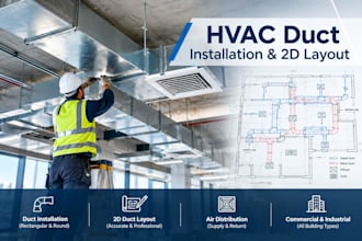 provide professional hvac duct installation and site supervision