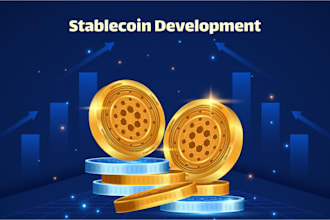 develop stablecoin fiat backed algorithmic stablecoin and custom crypto token