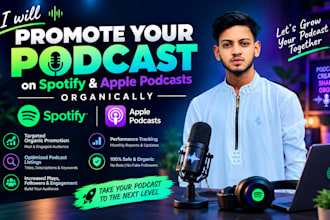 dominate podcast visibility with targeted organic promotion