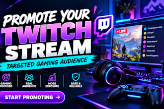 promote your twitch livestream with gaming audience ads