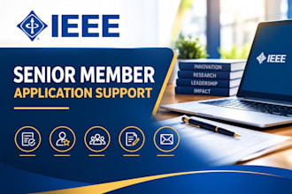 help and support with smieee refernces and full application support