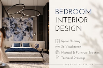 design your bedroom interior with 3d visualization