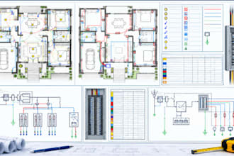 design light points, switches, utility supply, circuit numbers, ups db in fresno
