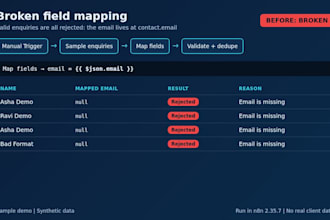 build and fix n8n workflows, API integrations and automations