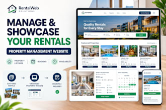 simplify rental management with a property listing and booking website