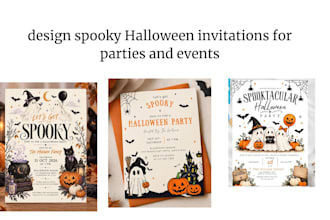 design spooky halloween invitations for parties and events