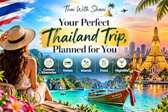 create your personalized thailand travel itinerary