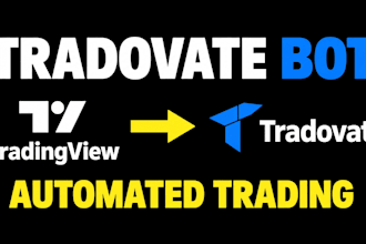 build tradovate API tradovate trading bot with tradingview webhook automation