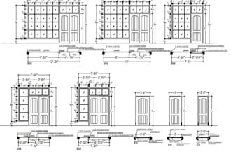 develop door and window schedule from your floor plan, joinery details design