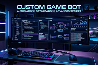 develop a custom game bot and automation tool for your PC game