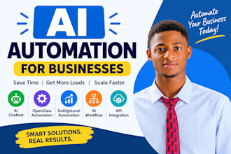 build ai automation for your business with chatbot, gohighlevel and API
