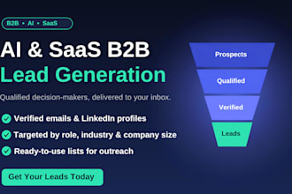 generate verified b2b leads for your ai and saas company