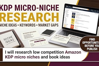 find low competition amazon KDP micro niches and book idea