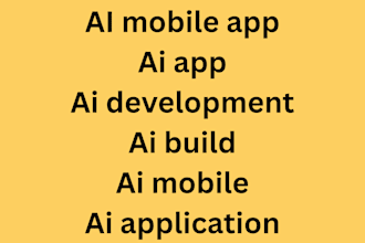 develop an ai mobile app with chabot