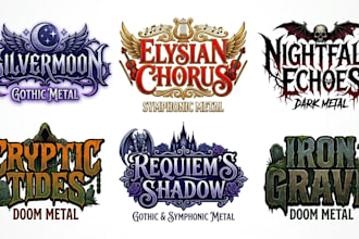 do gothic metal symphonic metal dark metal doom metal logo