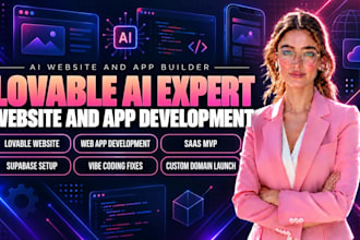 do lovable ai website development, app development as a lovable expert