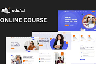 design and build a modern online course website
