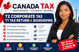do canada tax filing, t2 corporate tax, t1 tax return, and bookkeeping