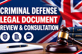 review your criminal defense legal documents and case