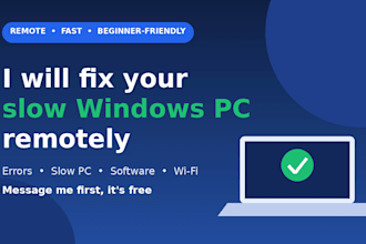 fix your windows PC problems and install software remotely