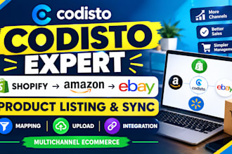 do product listing by codisto or bulk on amazon ebay walmart