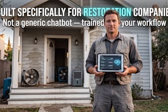 build an ai voice receptionist for restoration companies