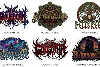 do death doom sludge doom funeral doom  atmospheric logo