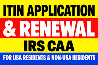 help you obtain or renew your itin as an irs caa