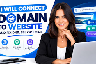 connect domain to website and fix dns SSL or email