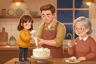 create children picture book illustration and book cover