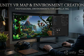 create a custom gorilla tag VR map and environment in unity