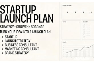 create a startup launch plan and growth strategy for your business