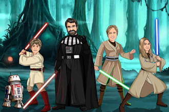 draw you into star wars character