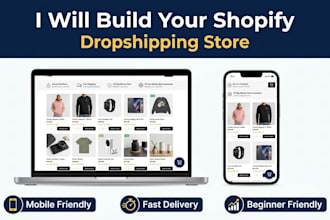 build a professional automated shopify dropshipping store
