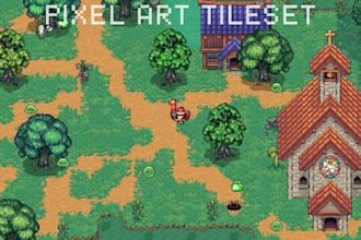 make pixel art tileset top down hand painted rpg maker tileset pixel background