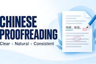 proofread and polish your existing simplified chinese text