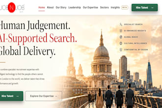 build wix recruitment website agency website and hiring website