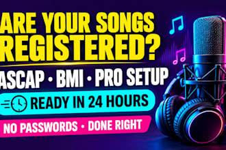 set up your ascap or bmi account and register songs to collect royalties