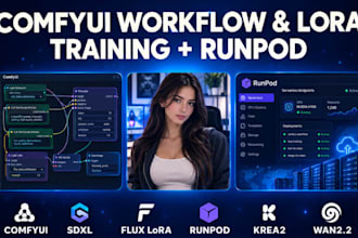 create minimax h3 comfyui wan2 2 workflow and train sdxl flux lora for nsfw sfw