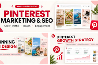 design pinterest pins with SEO and management