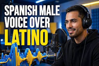 professional spanish male voice over latino